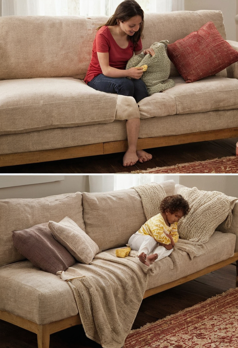 What fabrics and upholstery are best for family home decor editorial visual