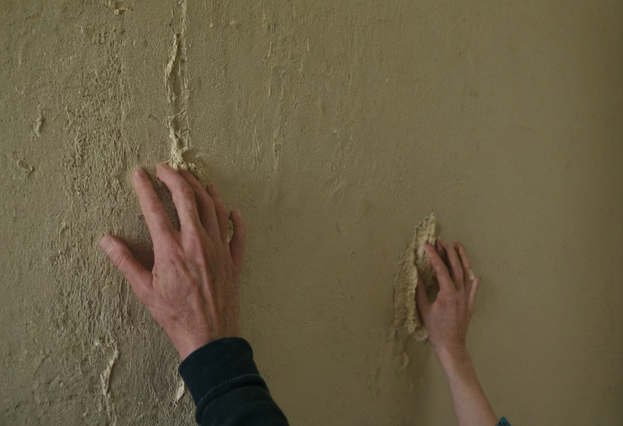 Reversible wall-panel installation protects original plaster and future access editorial visual
